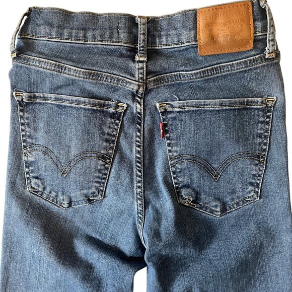 Levis Premium 720 Mile High Super Skinny Jeans Size 26 Medium Wash Womens Denim - Picture 12 of 16